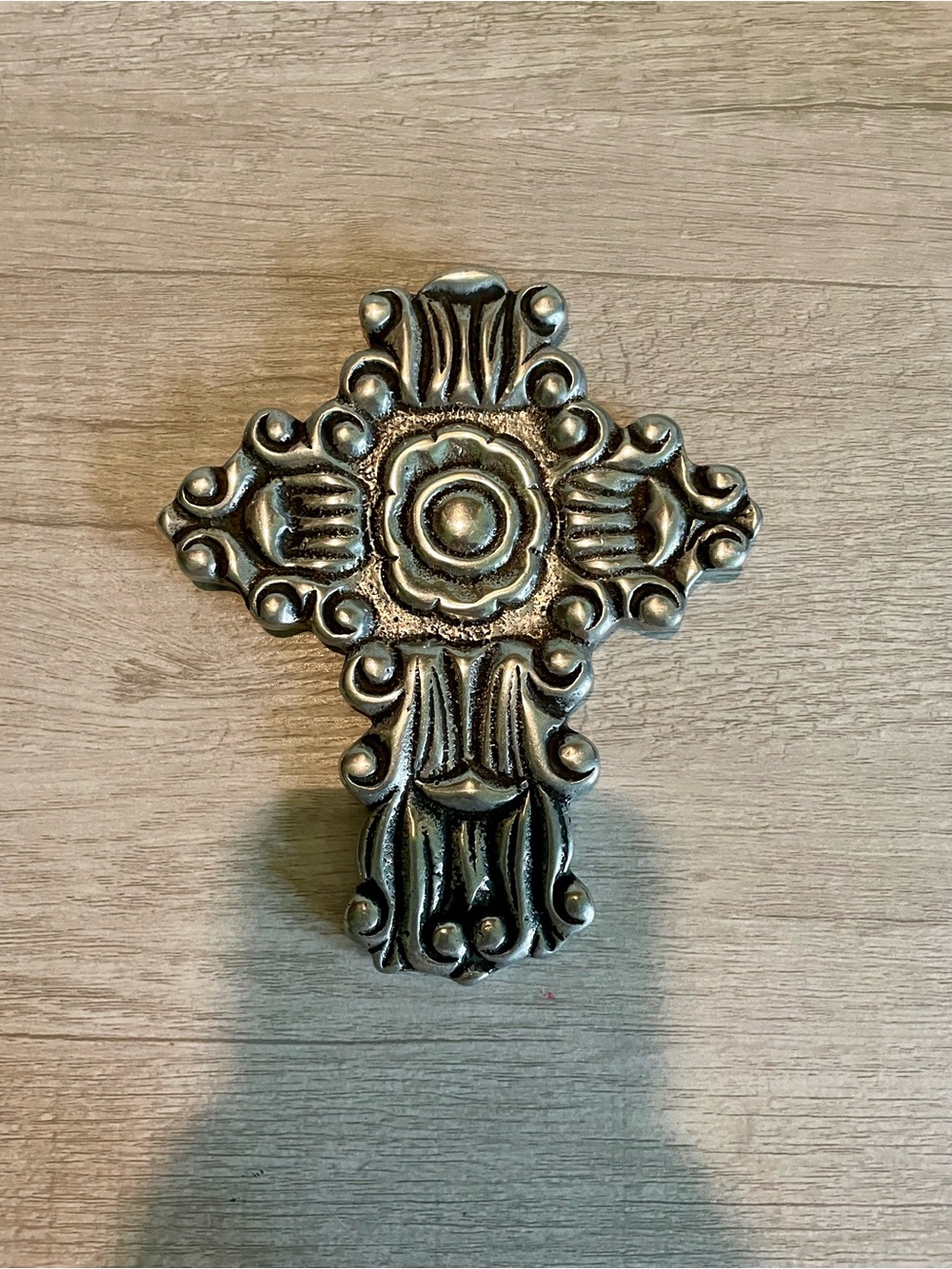 Decorative Ornate Silver Cross